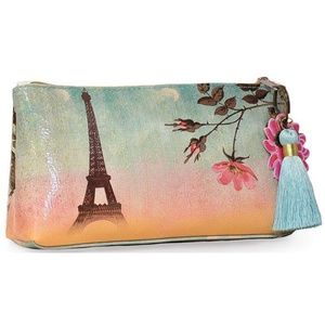 Papaya Clutch Eiffel Tower - NWT
